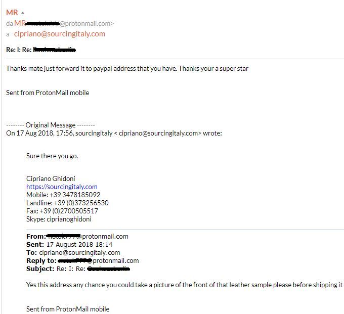 SourcingItaly Feedback Opinions Testimonials SourcingItaly Feedback Opinions Testimonials