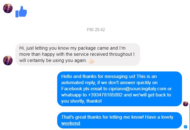 SourcingItaly Feedback Opinions Testimonials SourcingItaly Feedback Opinions Testimonials