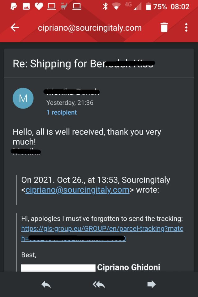 SourcingItaly Feedback Opinions Testimonials SourcingItaly Feedback Opinions Testimonials