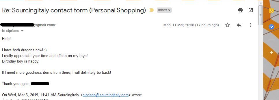 SourcingItaly Feedback Opinions Testimonials SourcingItaly Feedback Opinions Testimonials