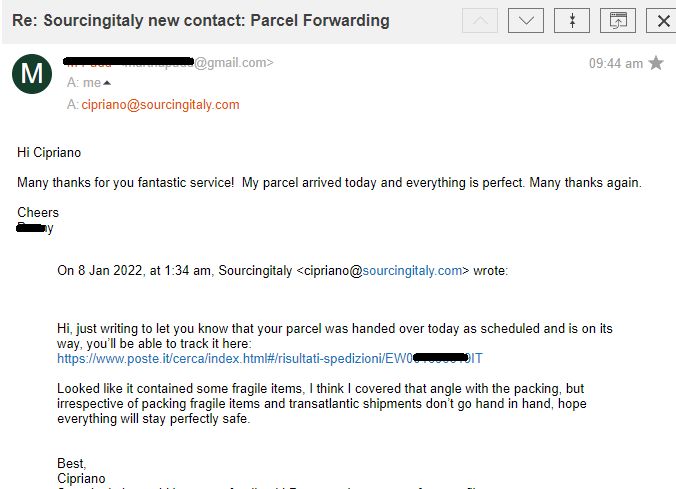SourcingItaly Feedback Opinions Testimonials SourcingItaly Feedback Opinions Testimonials