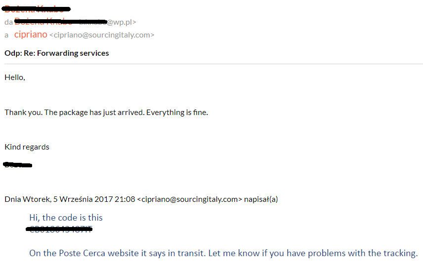 SourcingItaly Feedback Opinions Testimonials SourcingItaly Feedback Opinions Testimonials