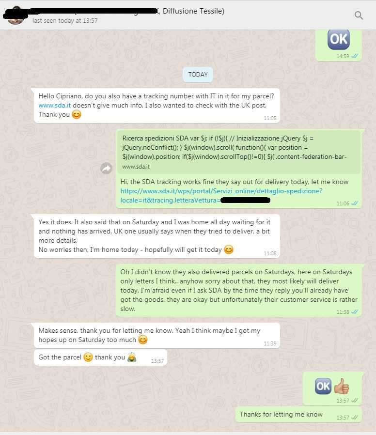 SourcingItaly Feedback Opinions Testimonials SourcingItaly Feedback Opinions Testimonials