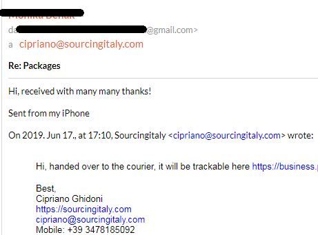 SourcingItaly Feedback Opinions Testimonials SourcingItaly Feedback Opinions Testimonials