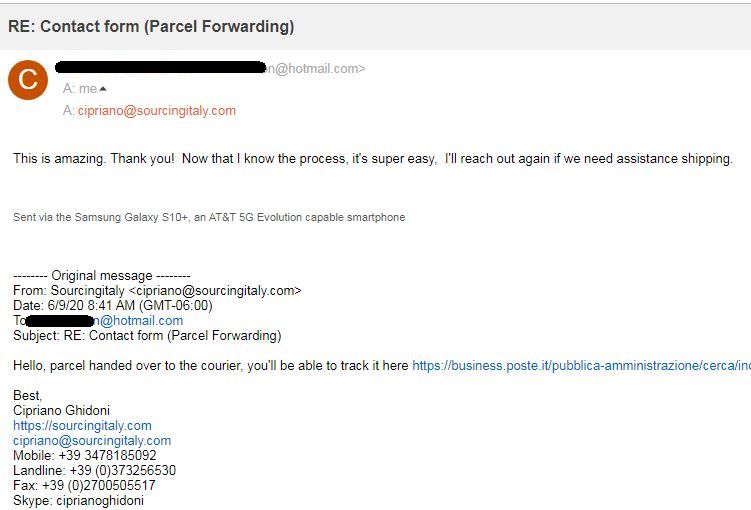 SourcingItaly Feedback Opinions Testimonials SourcingItaly Feedback Opinions Testimonials