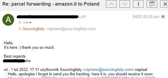 SourcingItaly Feedback Opinions Testimonials SourcingItaly Feedback Opinions Testimonials